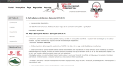 Desktop Screenshot of pannonmaraton.hu